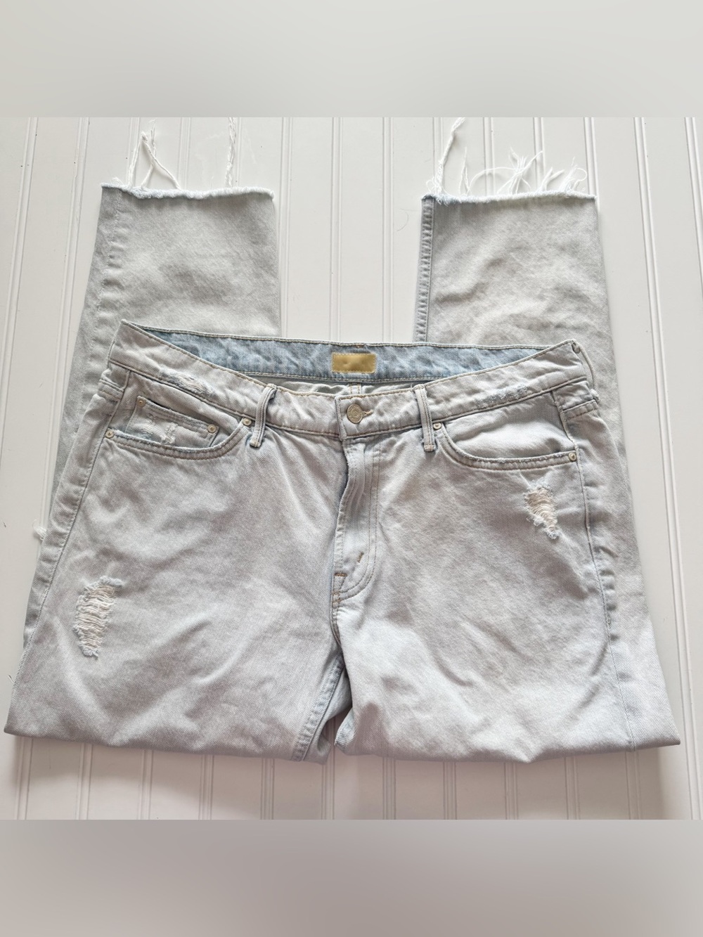 Mother The Dropout Fray Jeans - Size 30